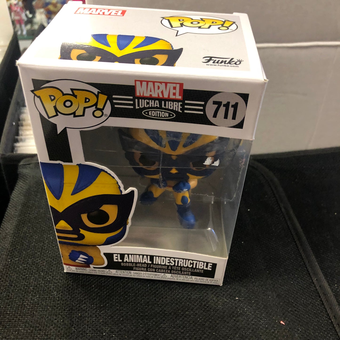 FUNKO POP MARVEL LUCHA LIBRE EDITION #711 EL ANIMAL INDESTRUCTIBLE GOOD CONDITION