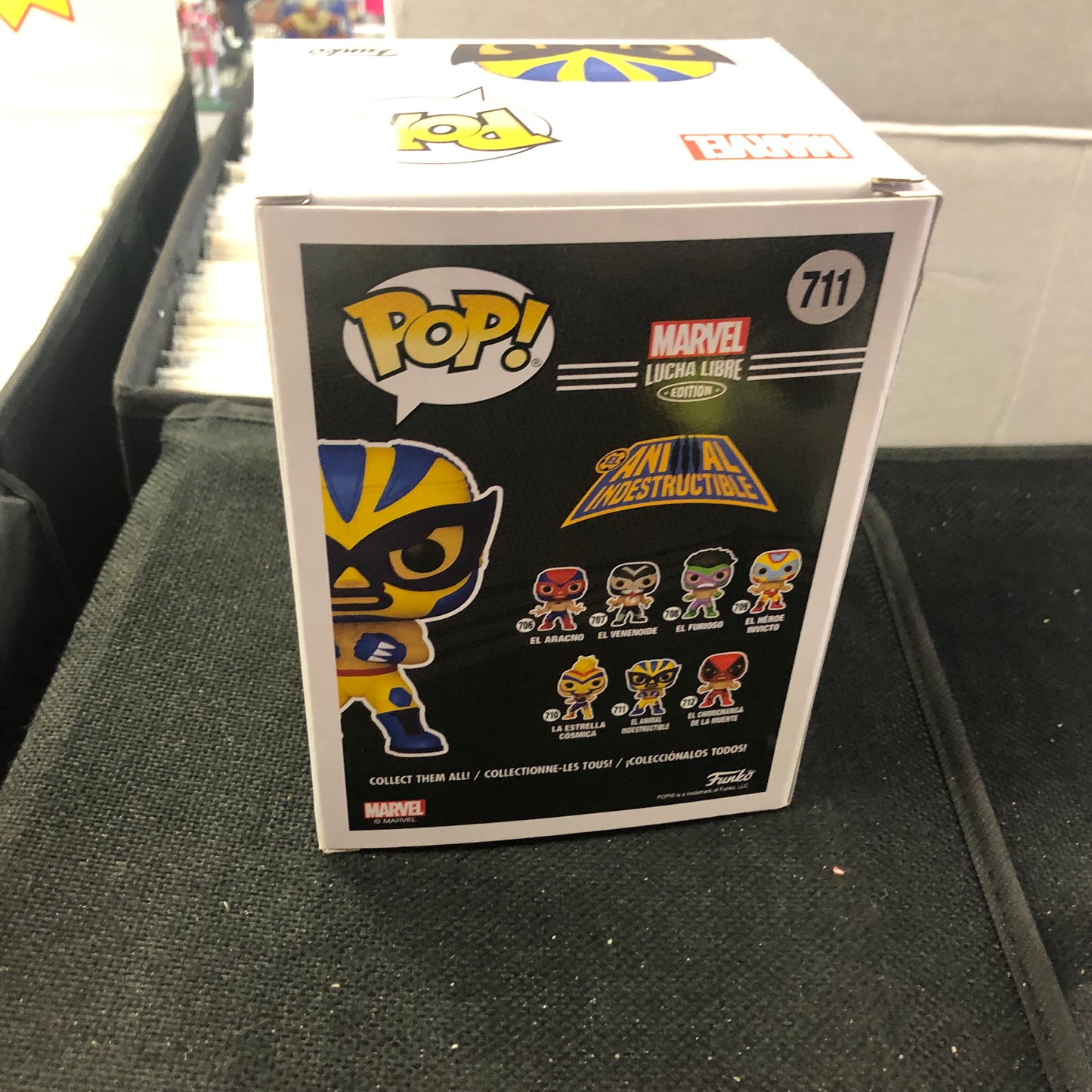 FUNKO POP MARVEL LUCHA LIBRE EDITION #711 EL ANIMAL INDESTRUCTIBLE GOOD CONDITION