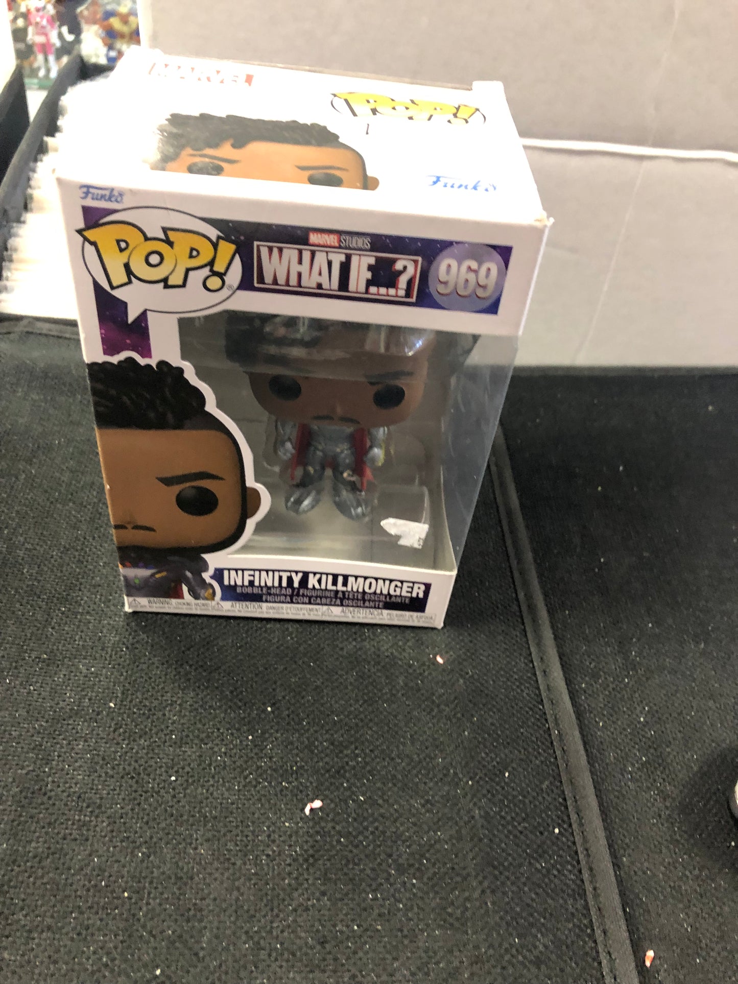 FUNKO POP WHAT IF # 969 INFINITY KILLMONGER GOOD CONDITION