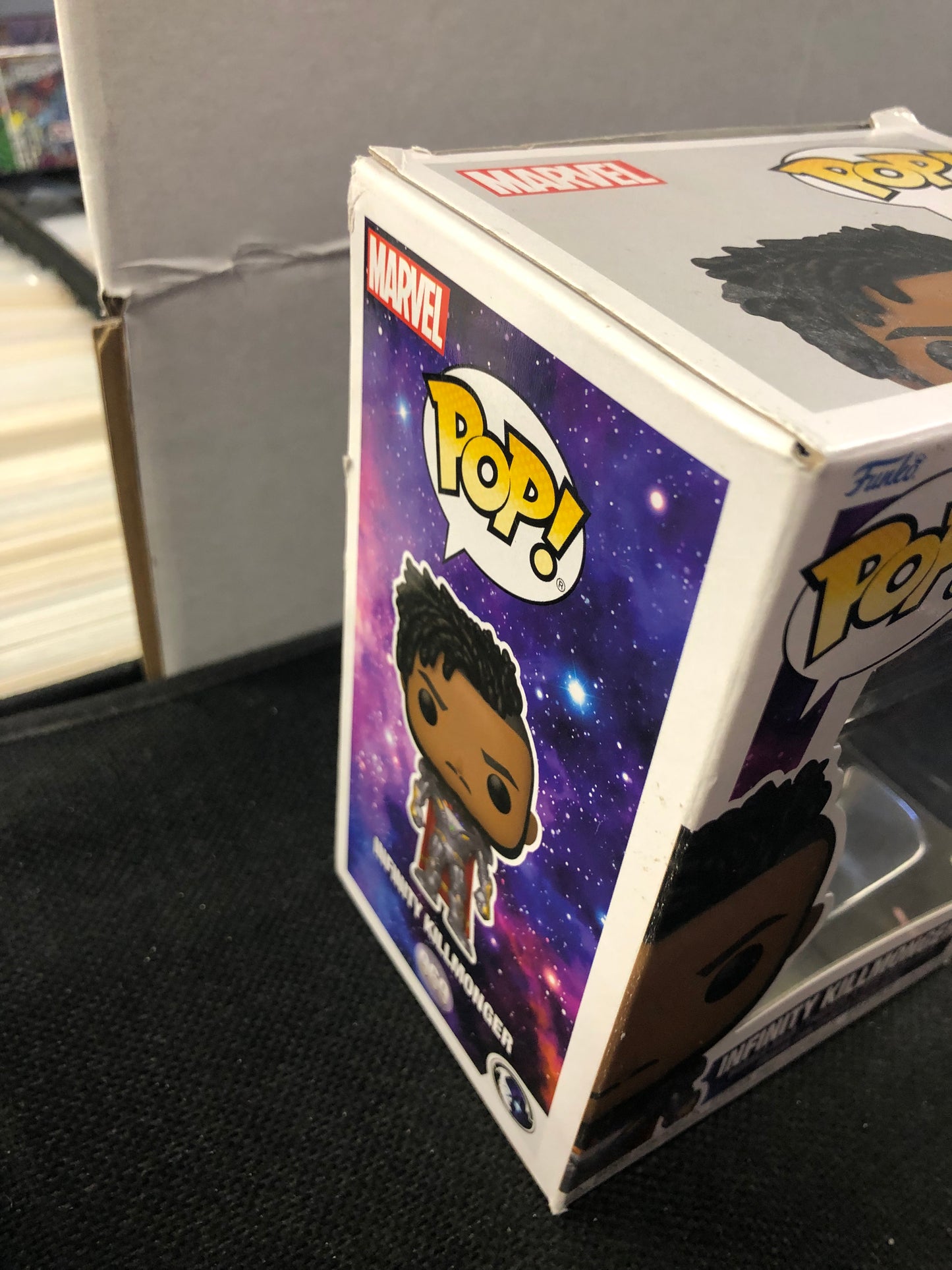 FUNKO POP WHAT IF # 969 INFINITY KILLMONGER GOOD CONDITION