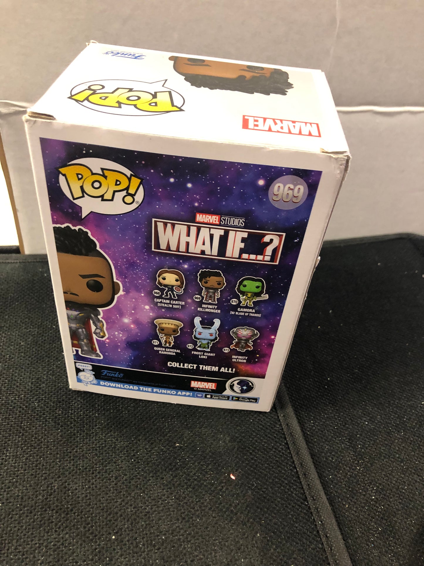 FUNKO POP WHAT IF # 969 INFINITY KILLMONGER GOOD CONDITION