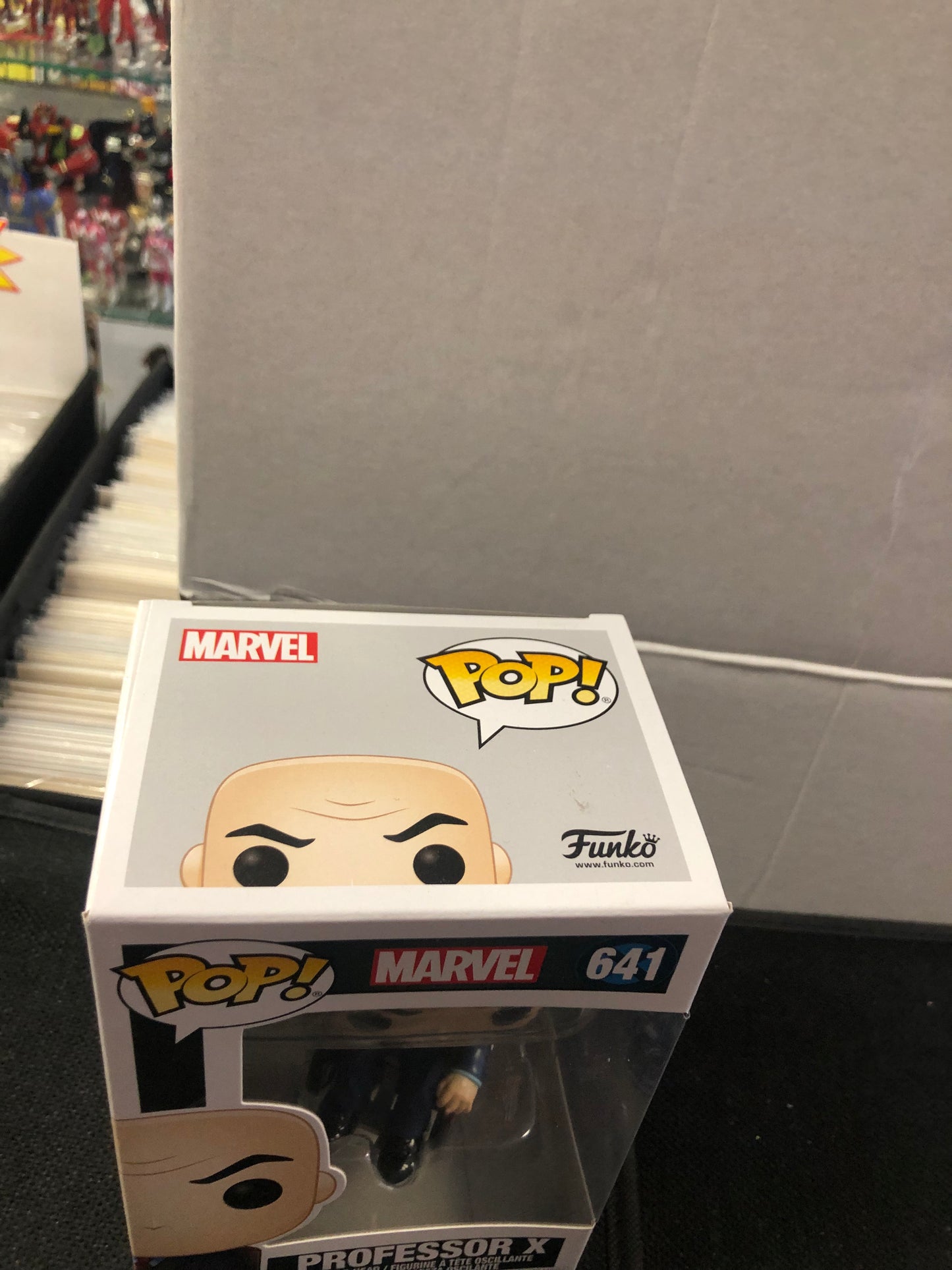 FUNKO POP MARVEL # 641 PROFESSOR X GOOD CONDITION