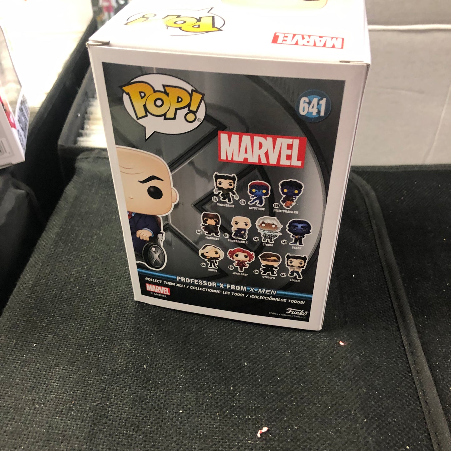 FUNKO POP MARVEL # 641 PROFESSOR X GOOD CONDITION