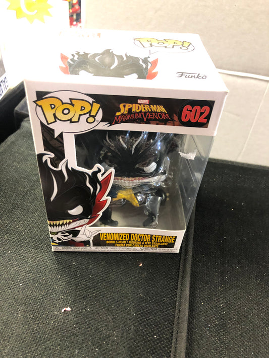 FUNKO POP SPIDER-MAN MAXIMUM VENOM #602 VENOMIZED DOCTOR STRANGE GOOD CONDITION