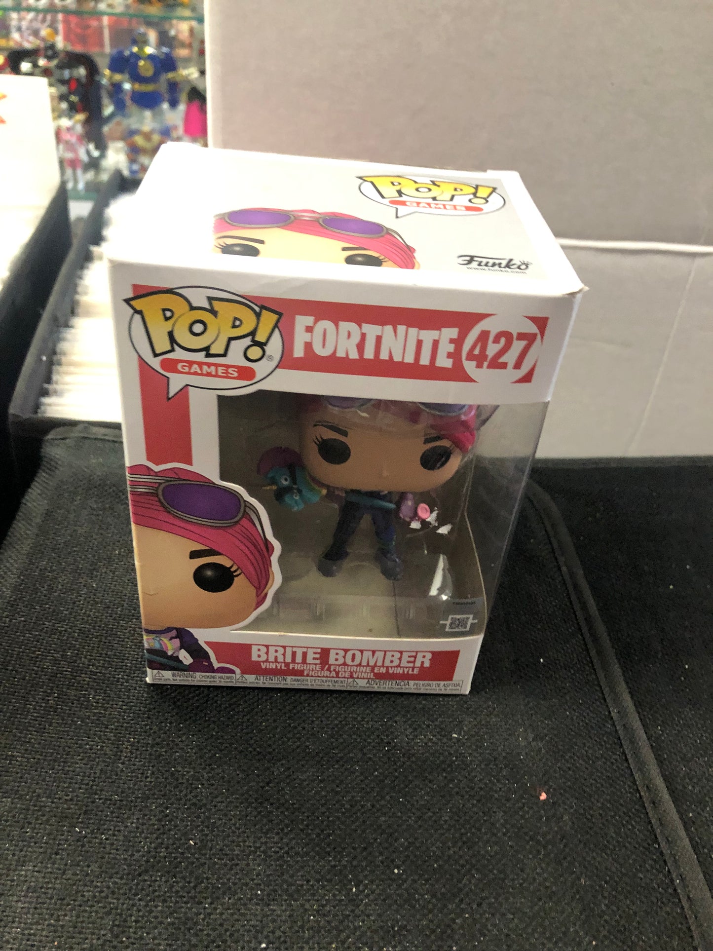 FUNKO POP FORTNITE # 427 BRITE BOMBER GOOD CONDITION