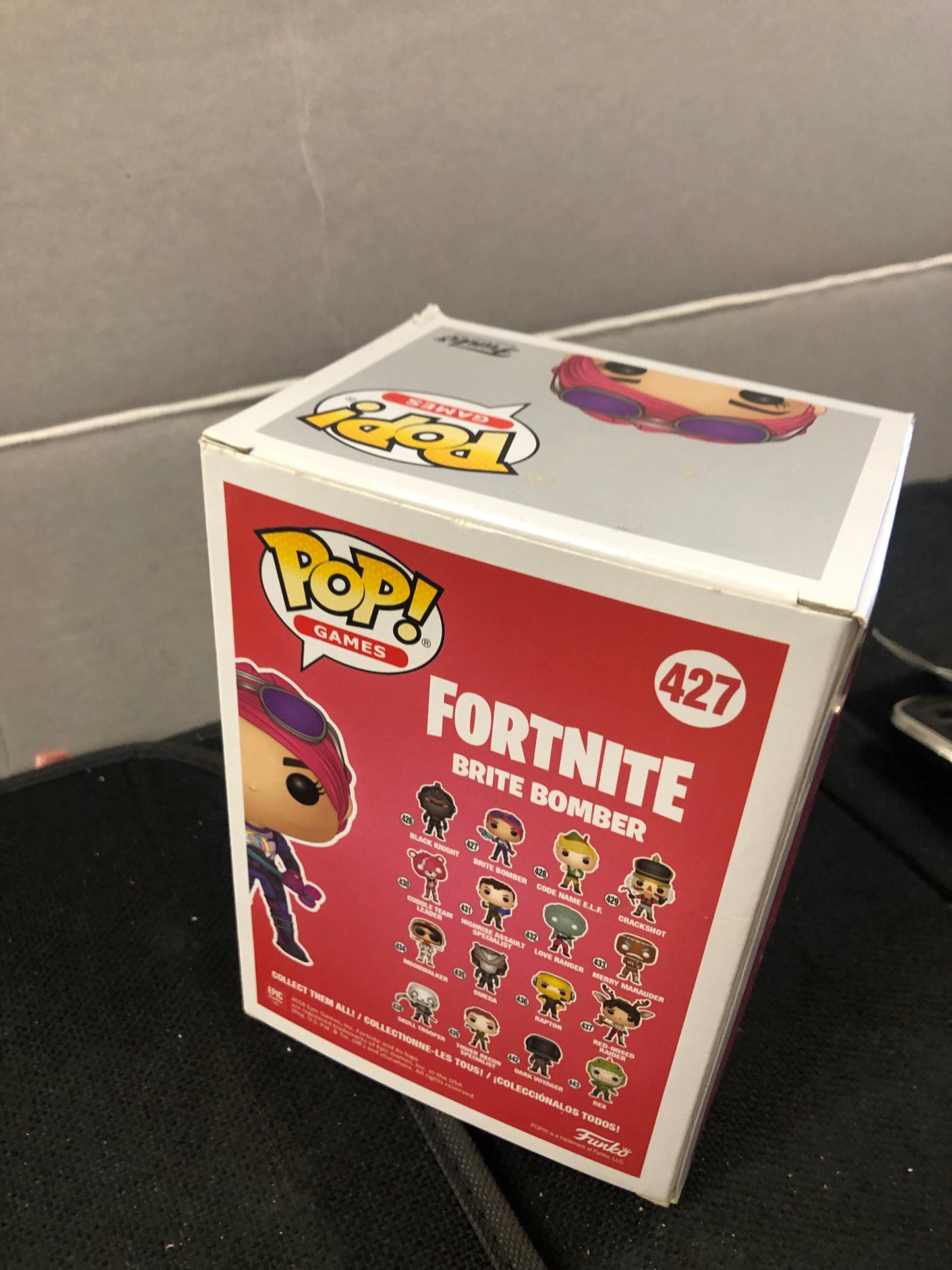 FUNKO POP FORTNITE # 427 BRITE BOMBER GOOD CONDITION