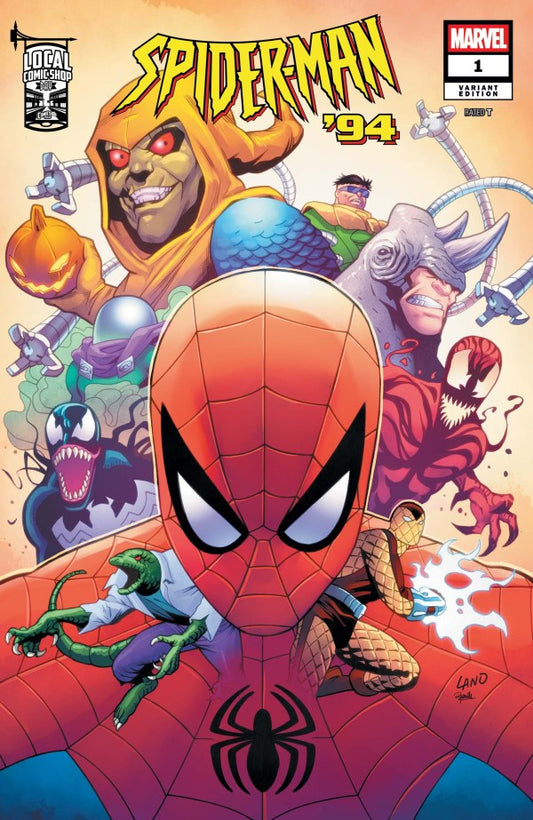 MARVEL COMICS SPIDER-MAN 94 #1 GREG LAND VARIANT