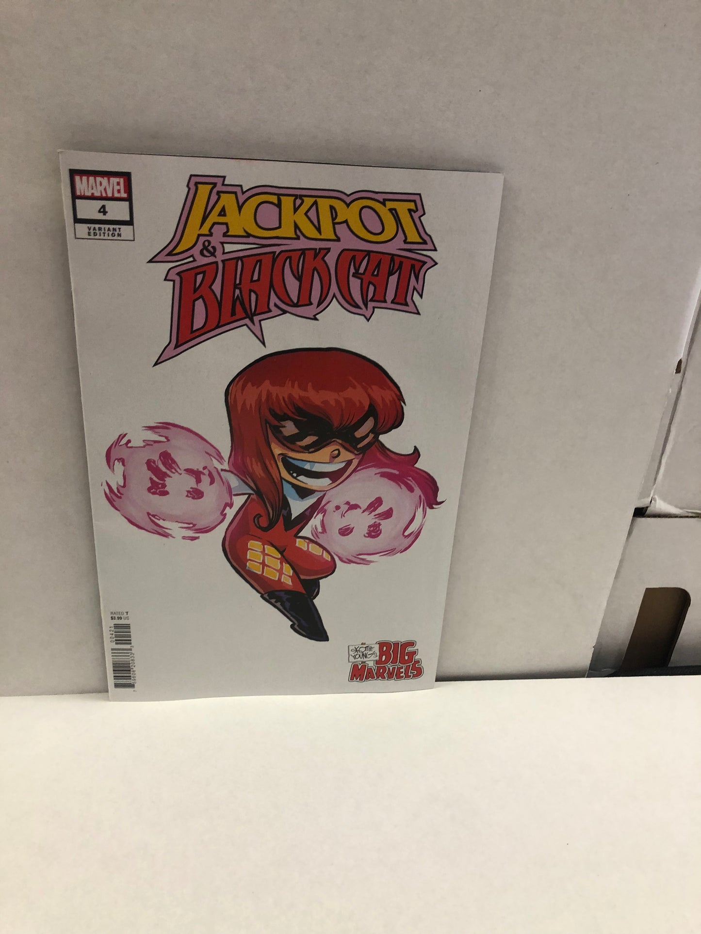 MARVEL COMICS JACKPOT AND BLACKCAT 4 VARIANT