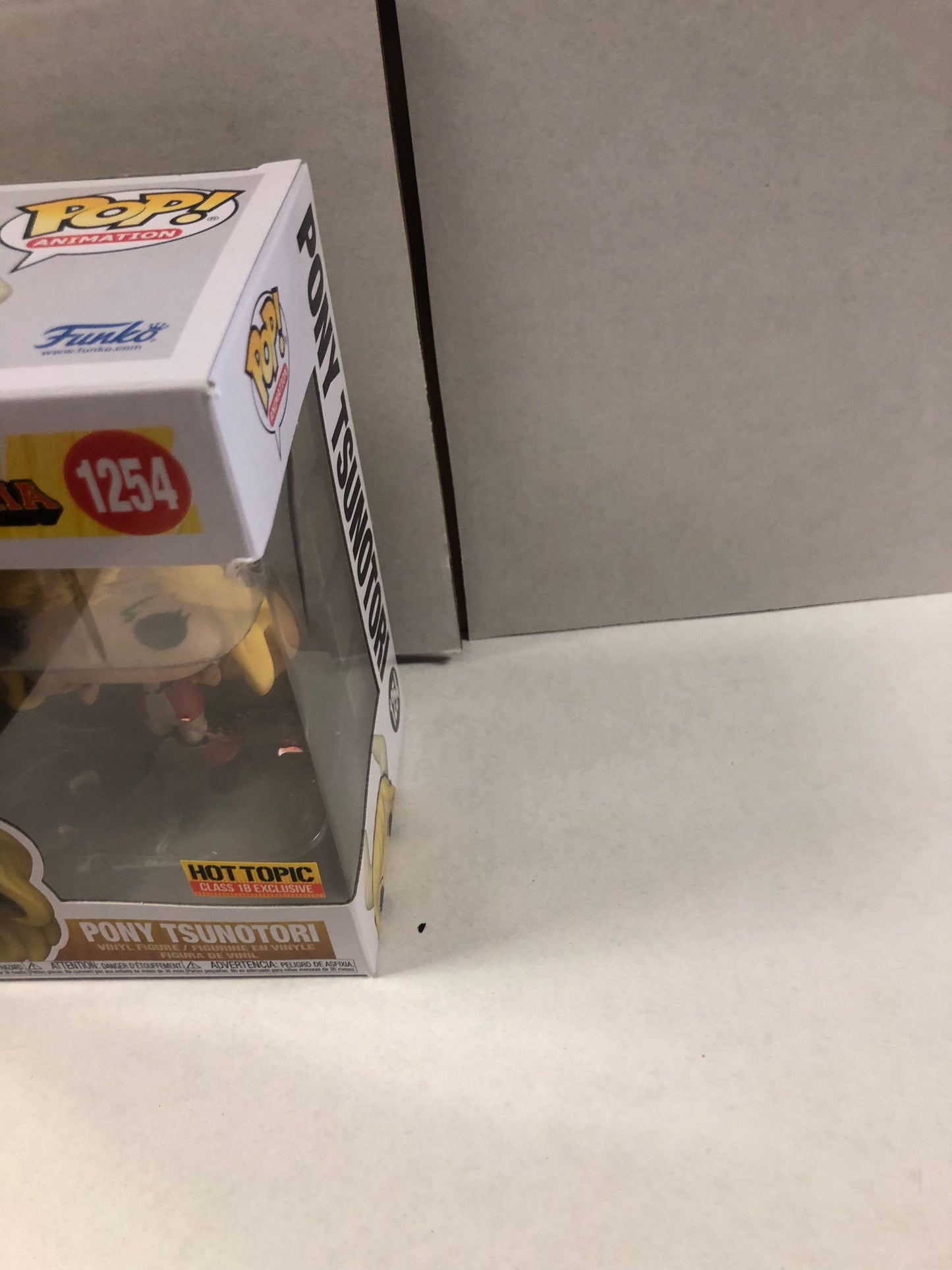 FUNKO POP POP ANIMATION MY HERO ACADEMIA # 1254 PONY TSUNOTORI HOT TOPIC CLASS 1B EXCLUSIVE GOOD CONDITION