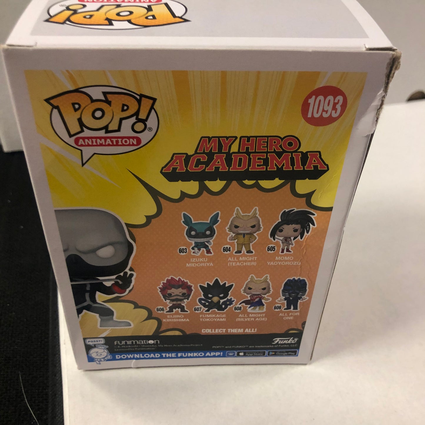 FUNKO POP POP ANIMATION MY HERO ACADEMIA # 1093 TWICE HOT TOPIC EXCLUSIVE GOOD CONDITION