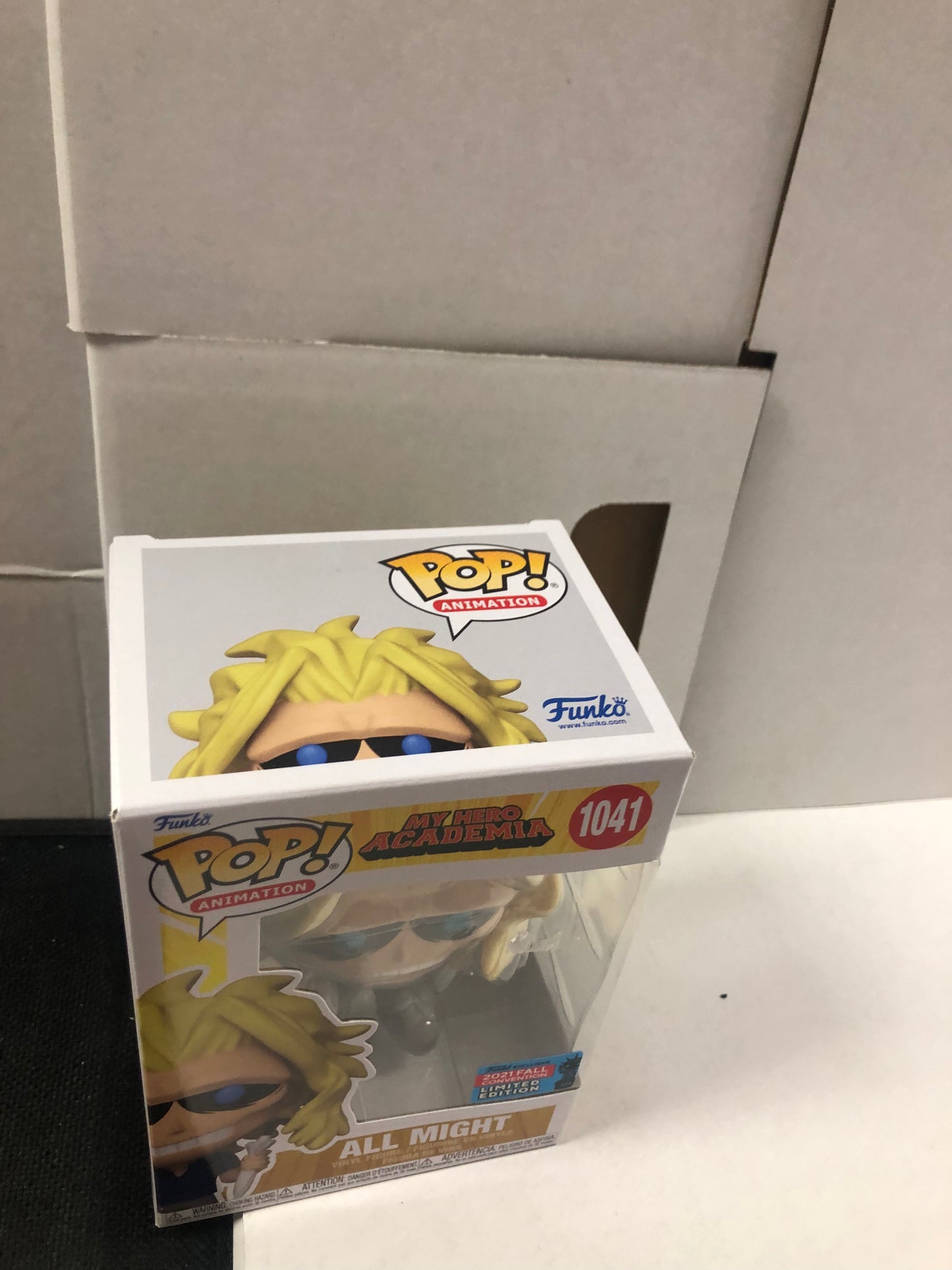 FUNKO POP POP ANIMATION MY HERO ACADEMIA # 1041 ALL MIGHT 2021 FALL CONVENTION EXCLUSIVE GOOD CONDITION