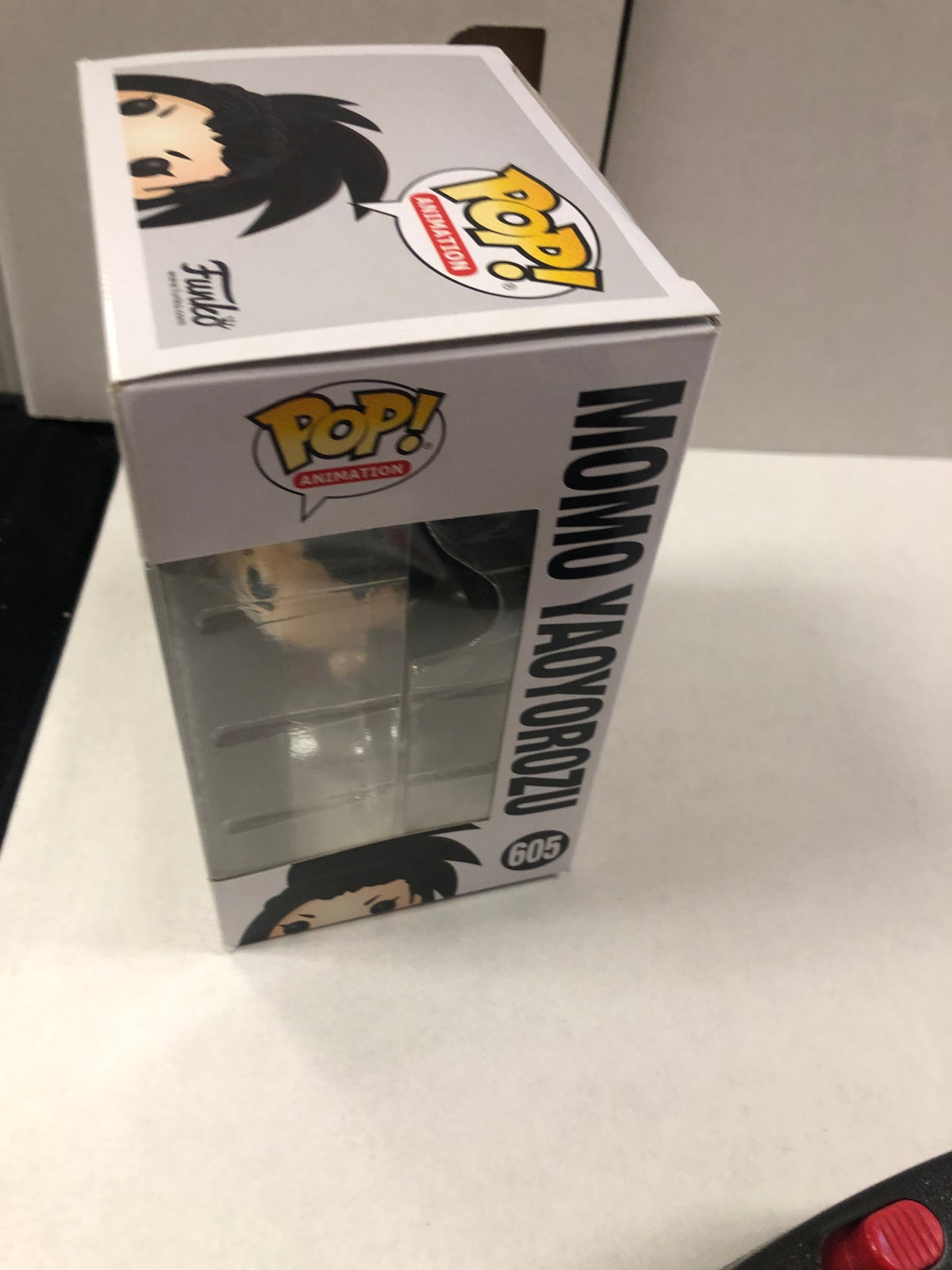 FUNKO POP POP ANIMATION MY HERO ACADEMIA # 605 MOMO YAOYOROZU GOOD CONDITION