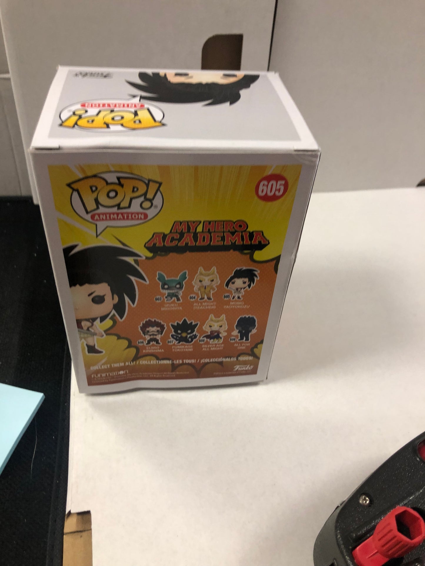 FUNKO POP POP ANIMATION MY HERO ACADEMIA # 605 MOMO YAOYOROZU GOOD CONDITION