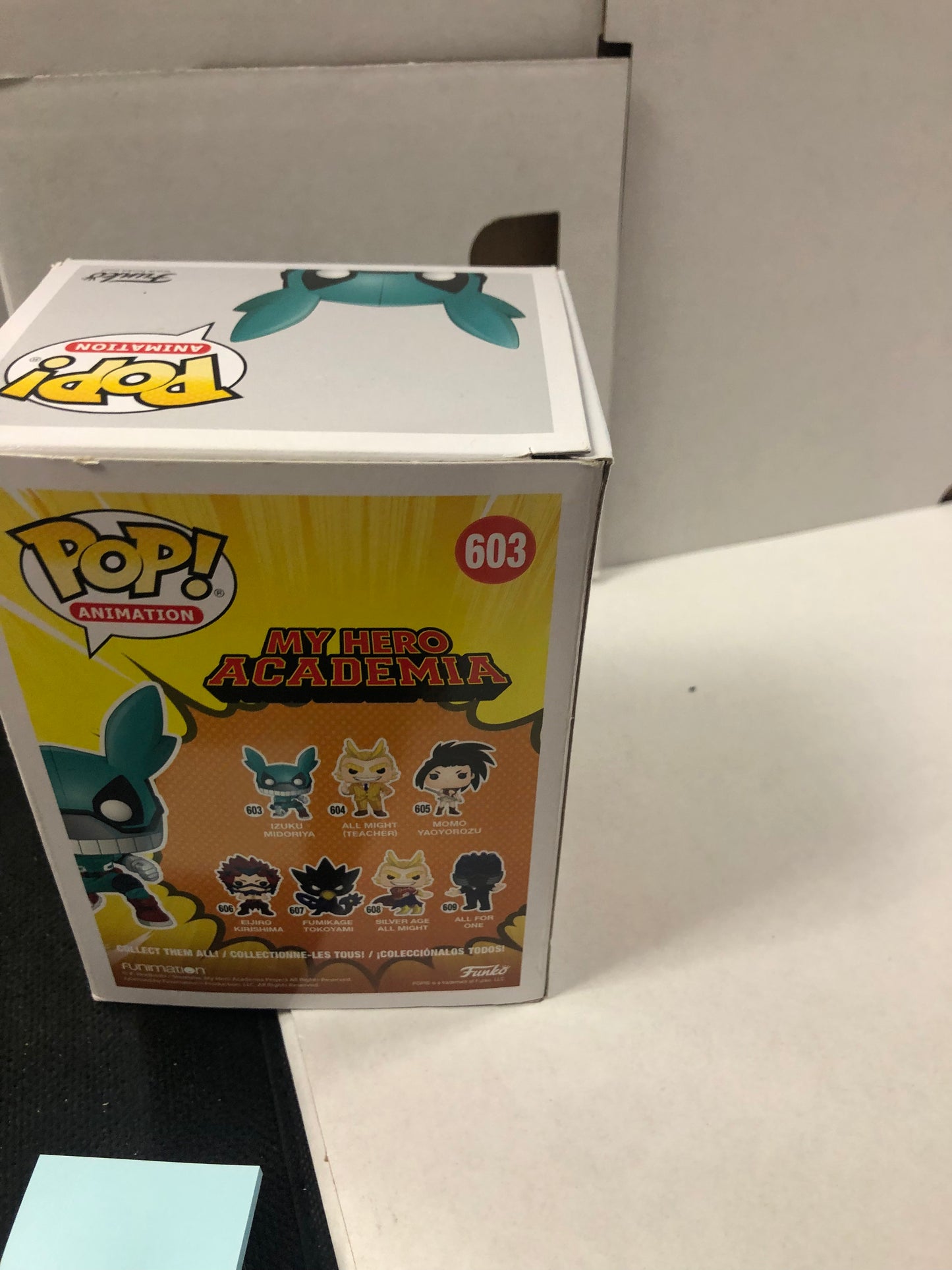 FUNKO POP POP ANIMATION MY HERO ACADEMIA # 603 IZUKU MIDORIYA GOOD CONDITION