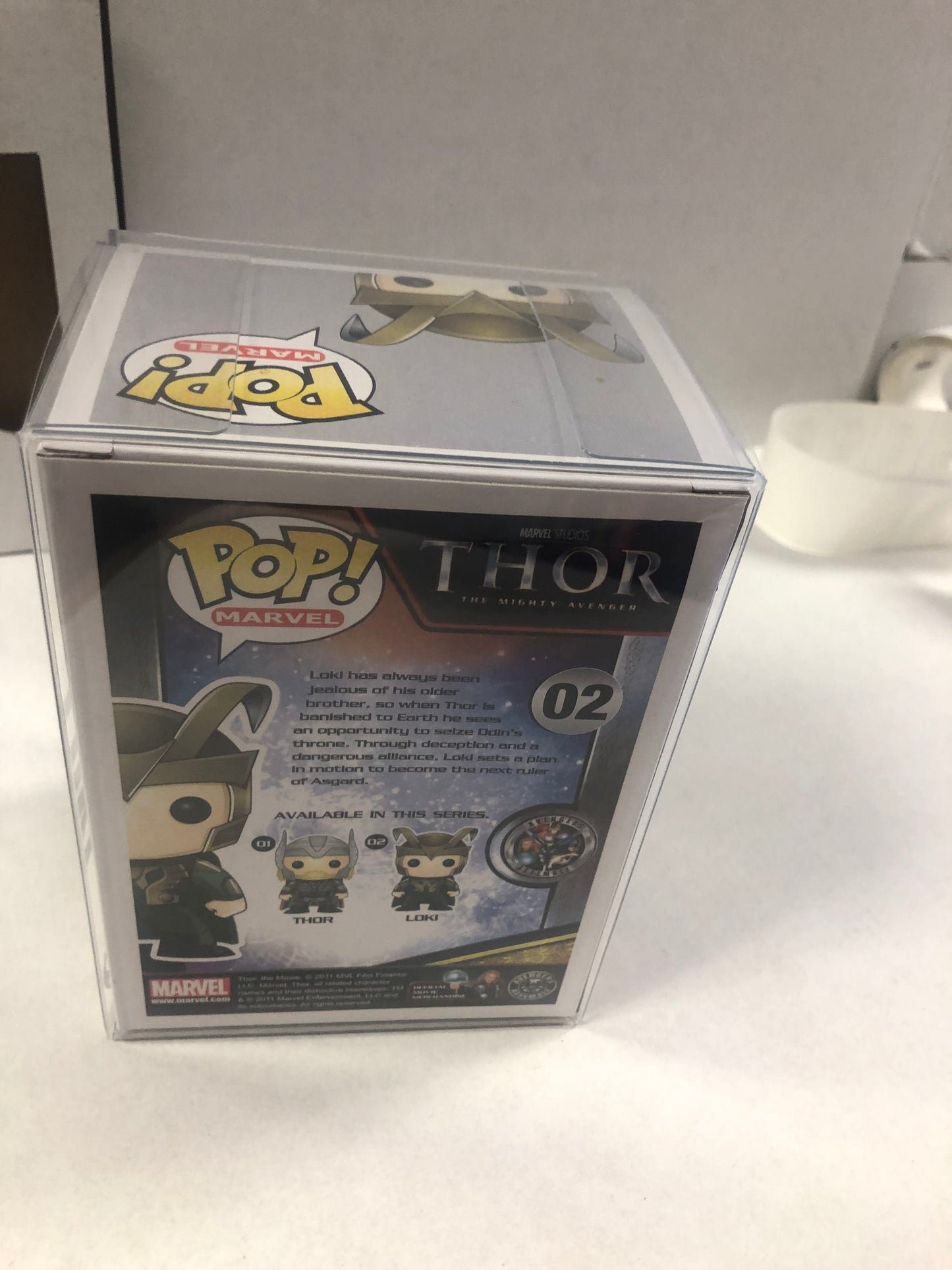 FUNKO POP POP MARVEL THOR #02 LOKI EXCELLENT CONDITION