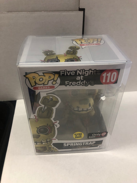 FUNKO POP POP GAMES FIVE NIGHTS AT FREDDYS # 110 STRINGTRAP GLOW IN THE DARK GAMESTOP EXCLUSIVE EXCELLENT CONDITION