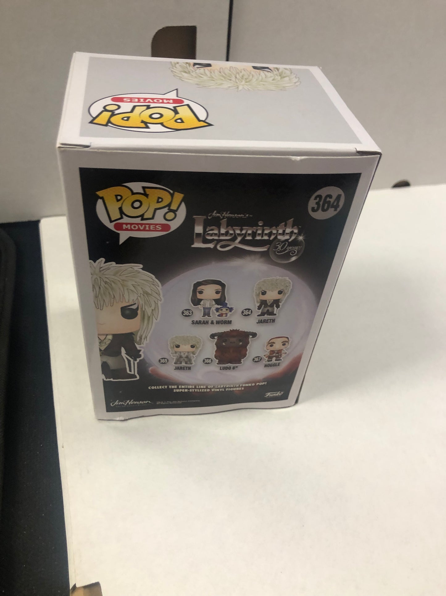 FUNKO POP POP MOVIES LABYRINTH # 364 JARETH EXCELLENT CONDITION