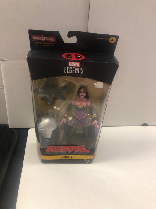 MARVEL LEGENDS SERIES DEADPOOL SHIKLAH MARVELS STRONG GUY BUILD A FIGURE OKAY CONDITION