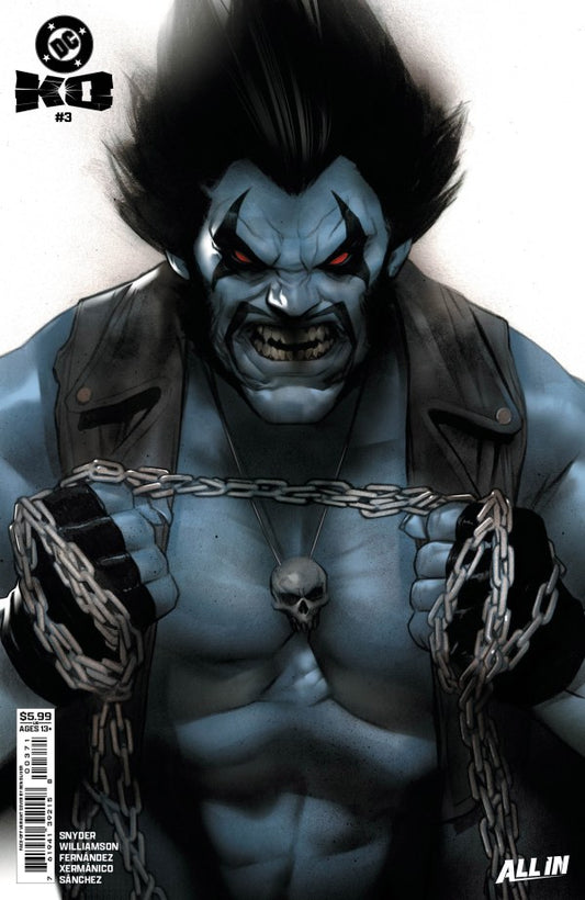 DC K.O. #3 (OF 5) CVR G DAN MORA BRACKET CARD STOCK VAR