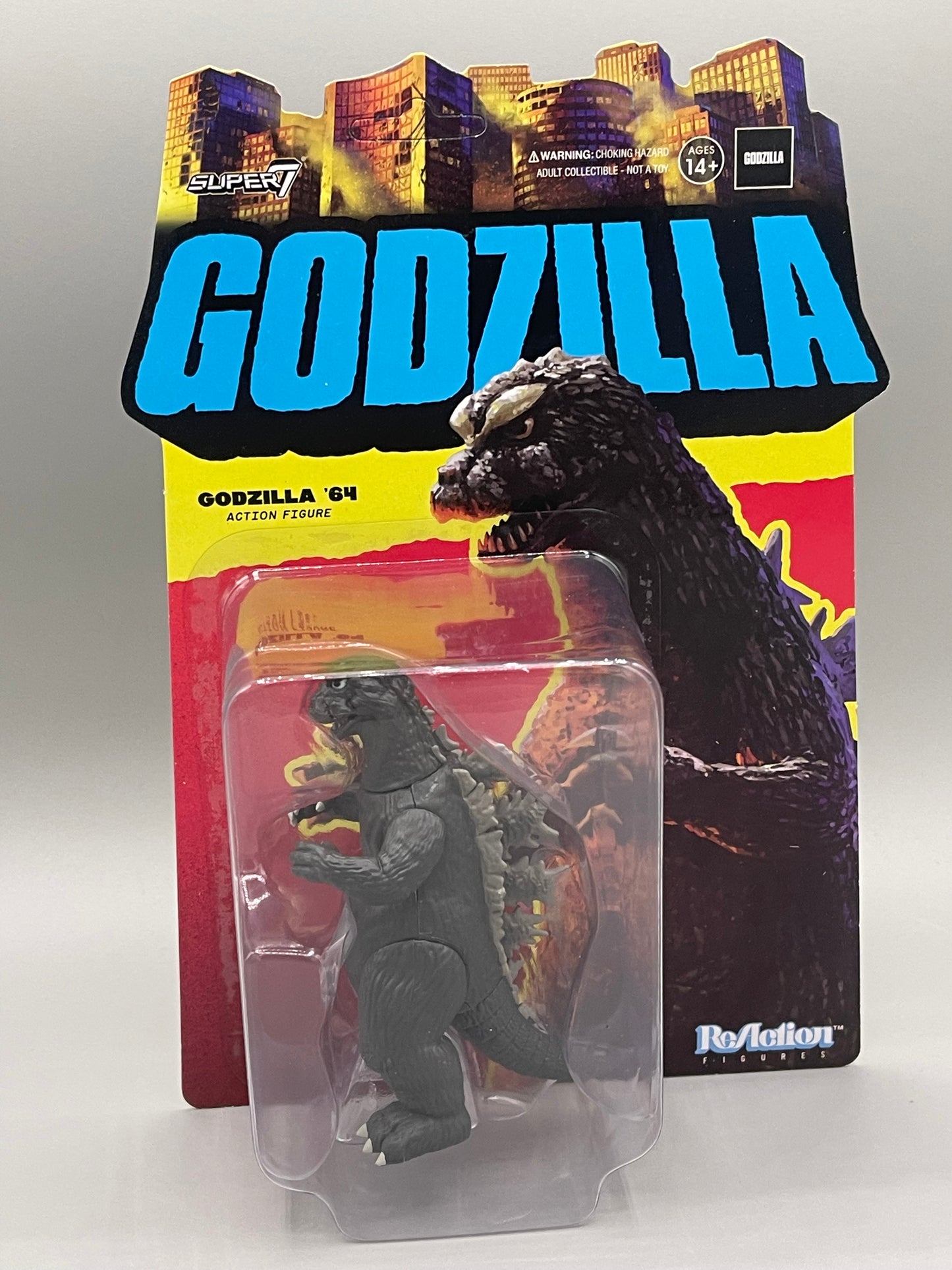 Super 7 ReAction Godzilla 64’