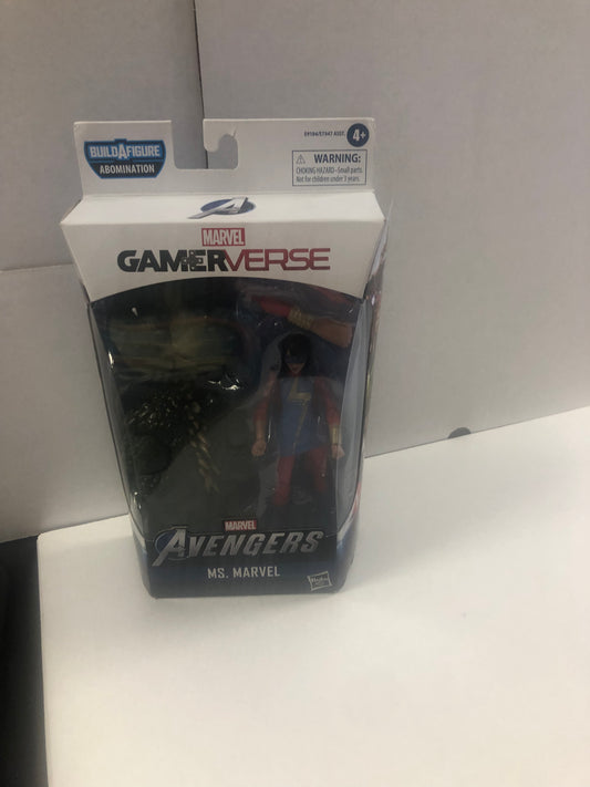 MARVEL GAMEVERSE AVENGERS MS MARVEL ABOMINATION BUILD A FIGURE