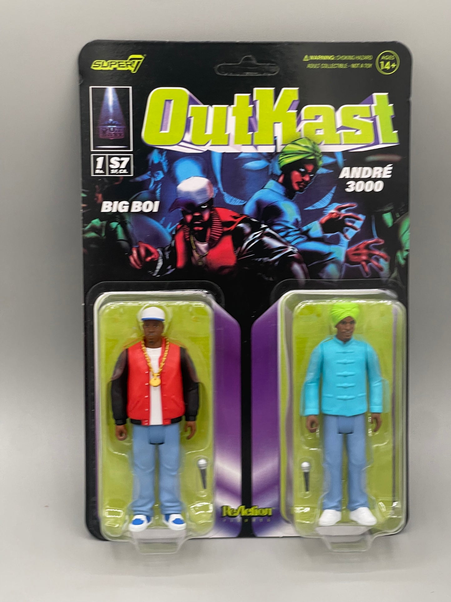 Super 7 ReAction Outkast / Atliens