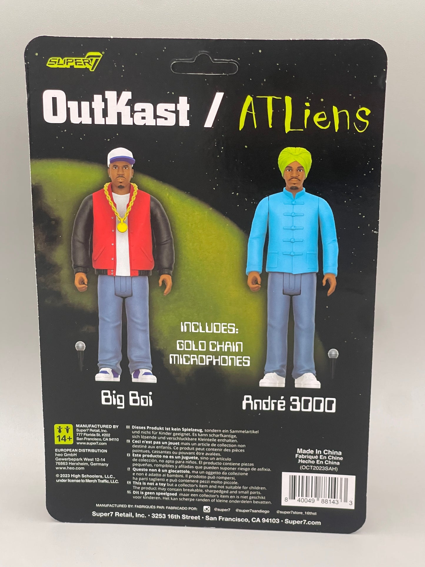 Super 7 ReAction Outkast / Atliens