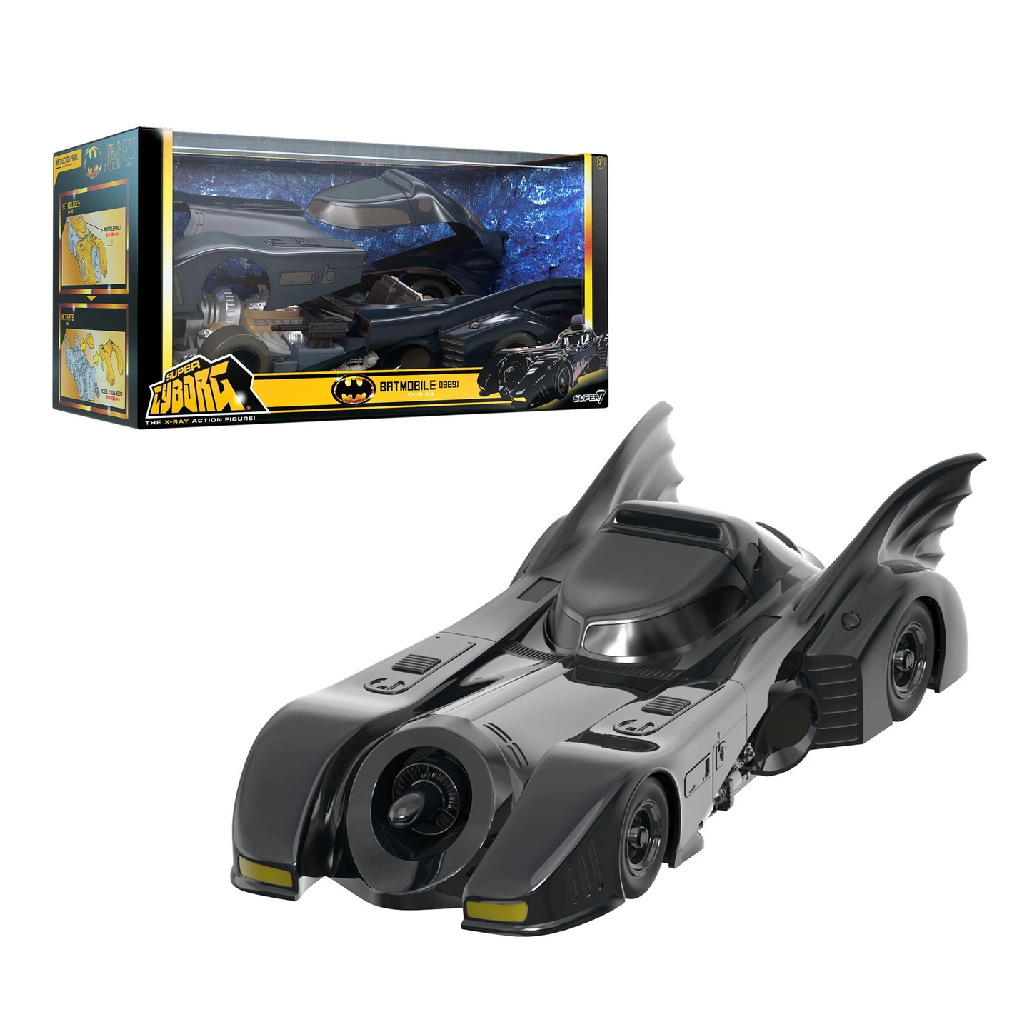 Super 7 DC Super Cyborg 1989 Batmobile