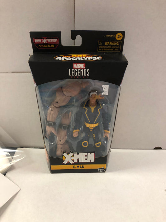 MARVEL LEGENDS SERIES X-MEN X-MAN SUGAR MAN BUILD A FIGURE GOOD CONDITION