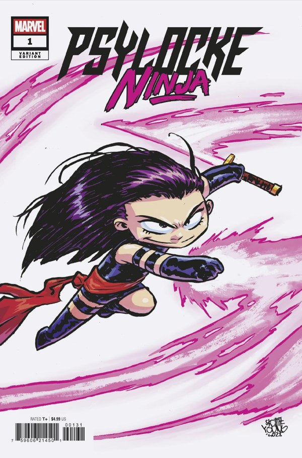 MARVEL COMICS PSYLOCKE: NINJA #1 SKOTTIE YOUNG VARIANT