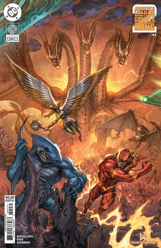 DC COMICS JUSTICE LEAGUE VS GODZILLA VS KONG 2 #4 XCVR 3