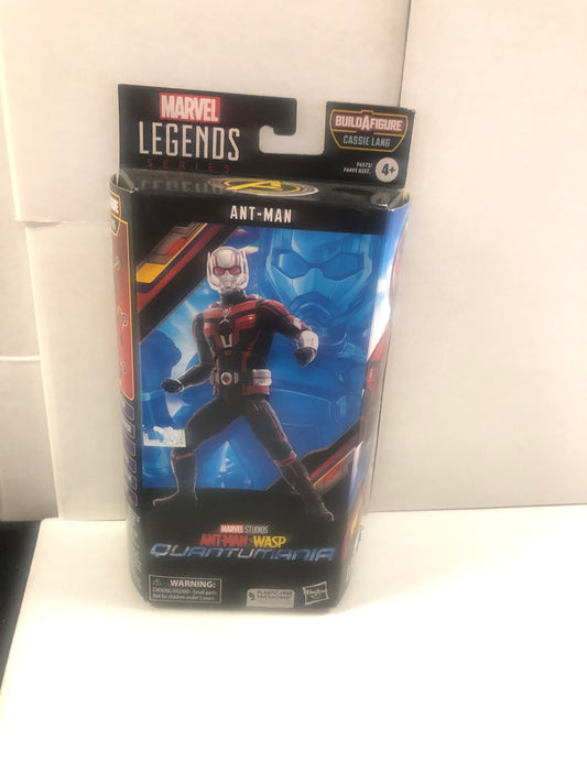 MARVEL LEGENDS SERIES ANT-MAN AND THE WASP QUANTUMANIA ANT-MAN CASSIE LANG BUILD A FIGURE GOOD CONDITION SMALL TEAR ON SIDE OF BOX