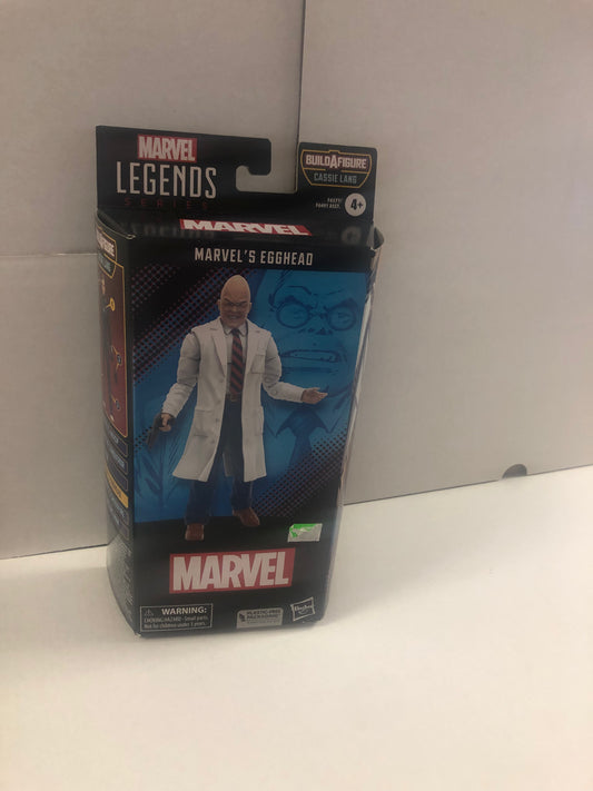 MARVEL LEGENDS SERIES MARVELS EGGHEAD CASSIE LANG BUILD A FIGURE GOOD CONDITION BEND ON BACK OF BOX