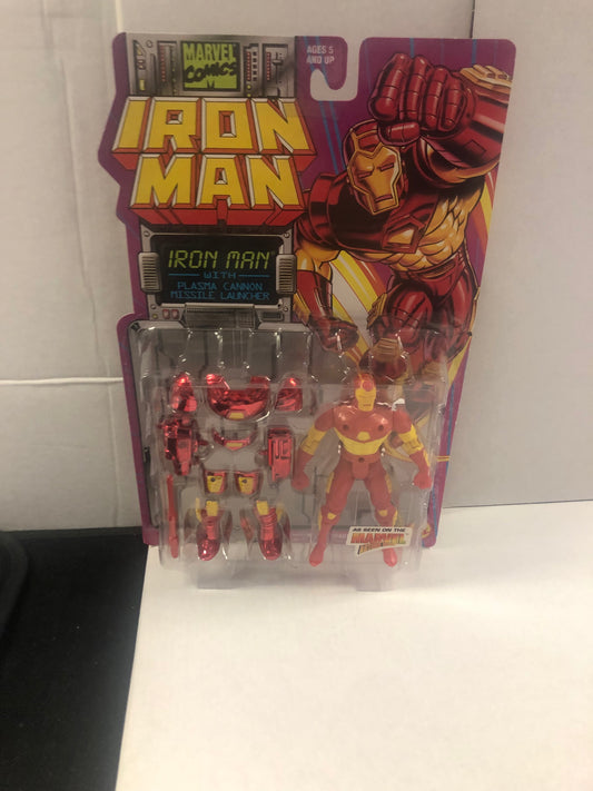 TOYBIZ (1994) IRON MAN IRON MAN WITH PLASMA CANNON MISSLE LAUNCHER EXCELLENT CONDITION