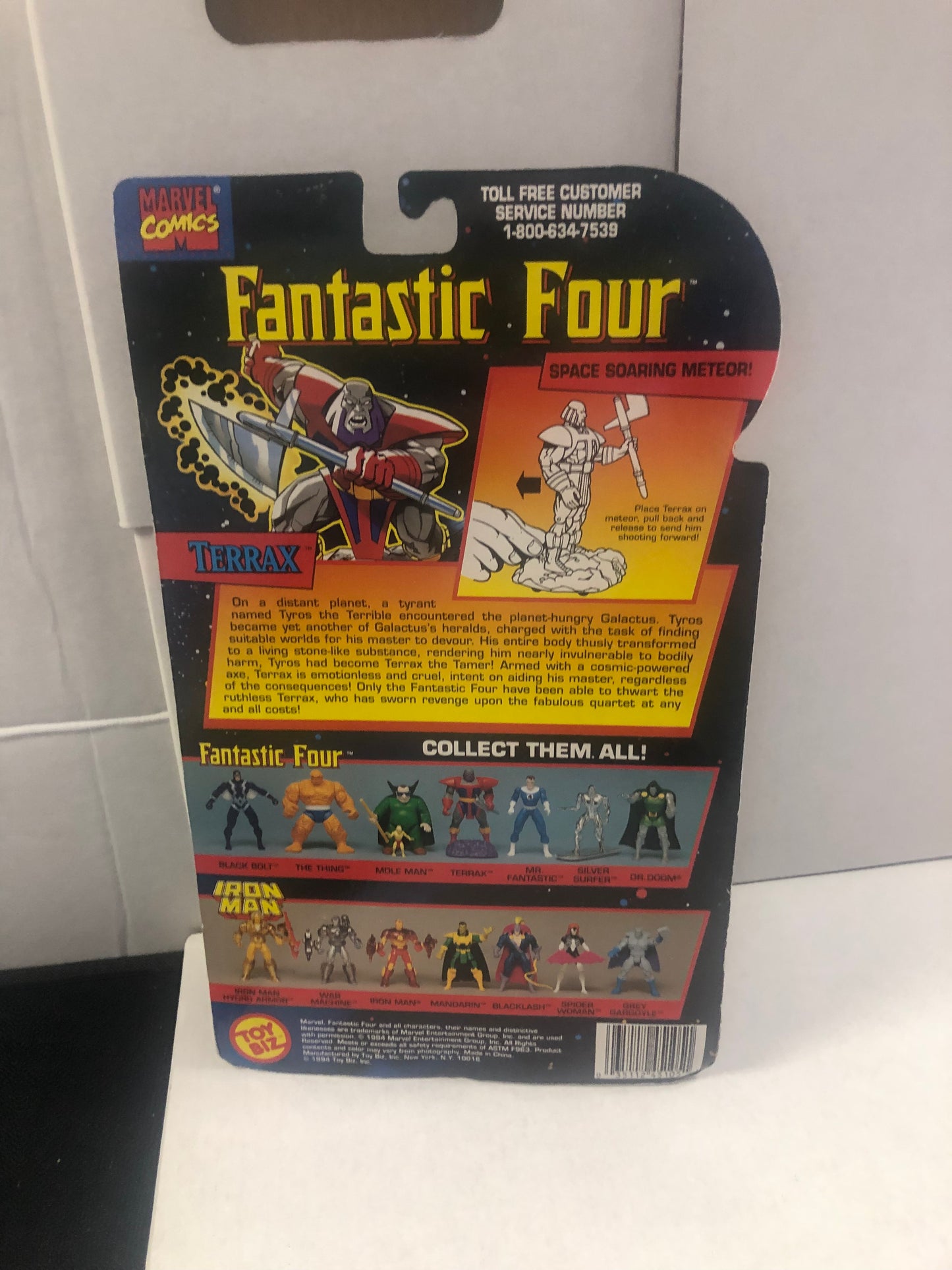 TOY BIZ (1994)FANTASTIC FOUR TERRAX EXCELLENT CONDITION