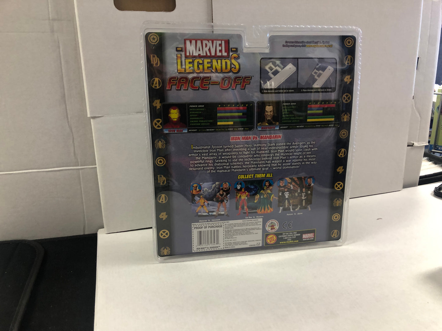 MARVEL LEGENDS FACE-OFF ARCH-ENEMIES IRON MAN VS MANDARIN GOOD CONDITION