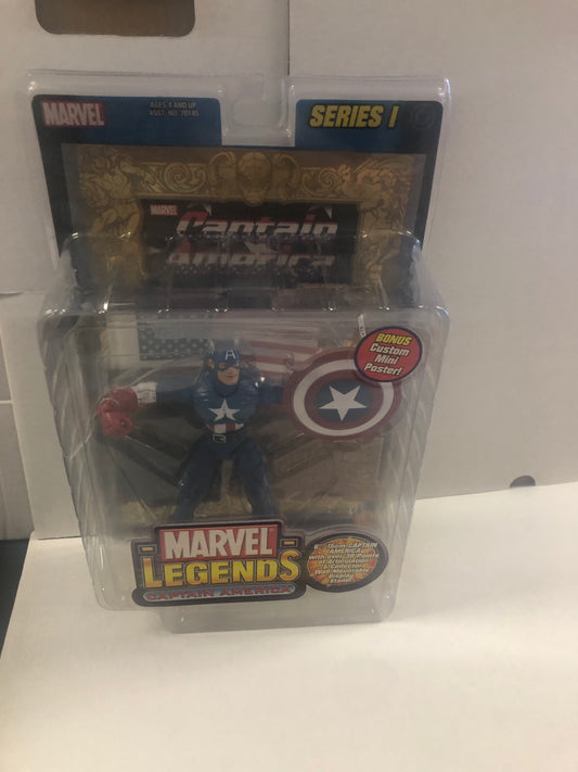 MARVEL LEGENDS SERIES 1 CAPTAIN AMERICA EXCELLENT CONDITION