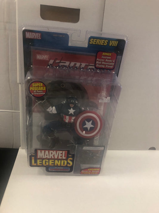 MARVEL LEGENDS SERIES VIII CLASSIC CAPTAIN AMERICA EXCELLENT CONDITION