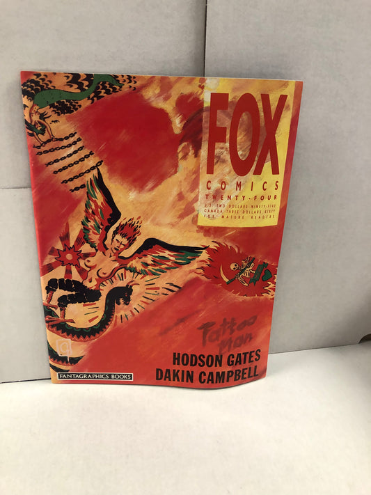 FANTAGRAPHICS BOOKS FOX COMICS ISSUE 24 (1989) NM MATURE READERS ONLY