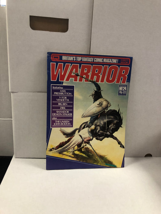 QUALITY MAGAZINE WARRIOR MAGAZINE 24 (1984) NM