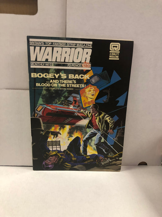QUALITY MAGAZINE WARRIOR MAGAZINE 23 (1982) NM