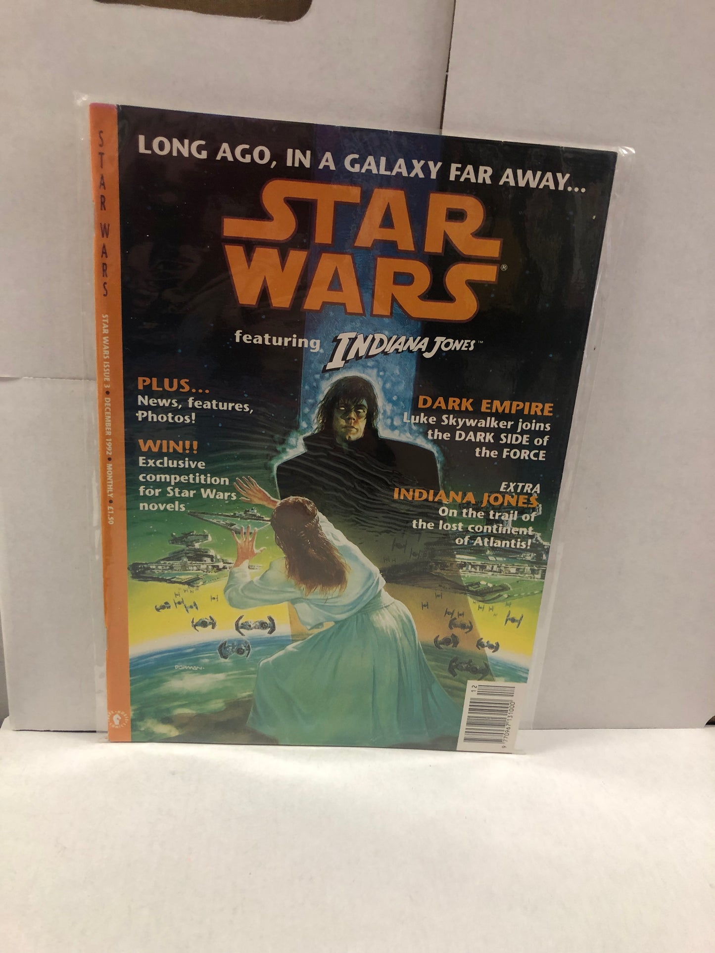 DARK HORSE COMICS STAR WARS ISSUE 3 (1992) NM