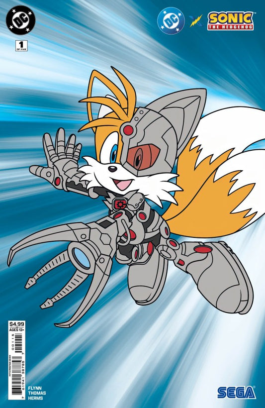 DC COMICS DC X SONIC THE HEDGEHOG #1 5th PRINTING CYBORG CARD STOCK VARIANT