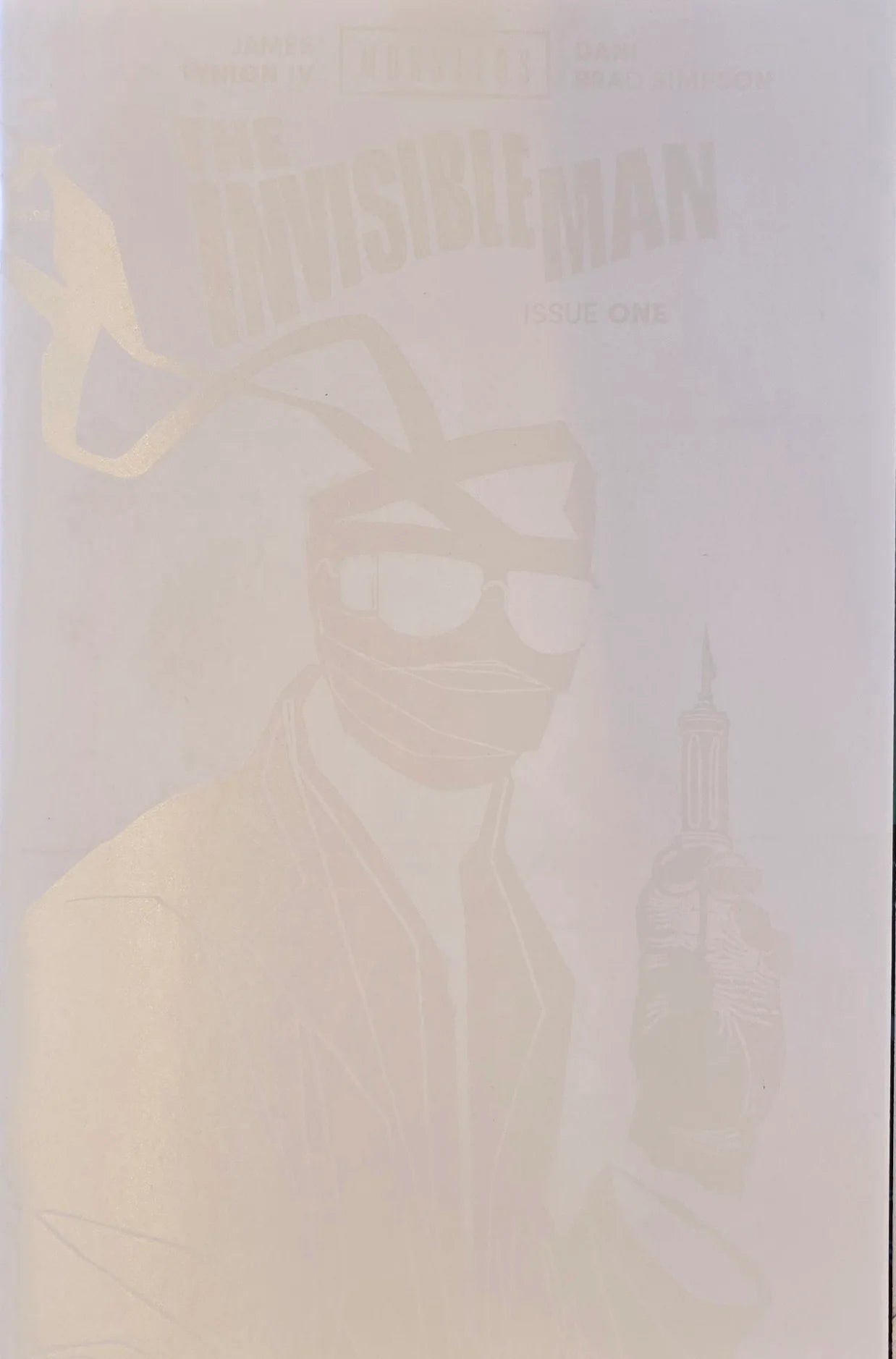 IMAGE COMICS UNIVERSAL MONSTERS THE INVISIBLE MAN #1 THANK YOU VARIANT