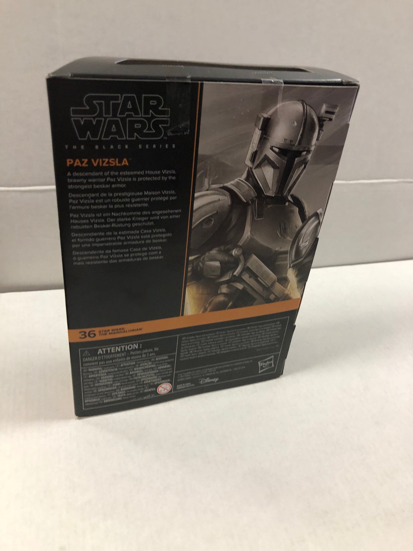 HASBRO STAR WARS THE BLACK SERIES STAR WARS THE MANDALORIAN PAZ VIZSLA EXCELLENT CONDITION