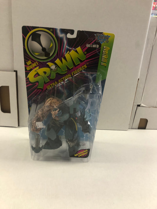 MCFARLANE TOYS SPAWN OVERKILL II GOOD CONDITION PLASTIC LOOSE ON FRONT OF BOX