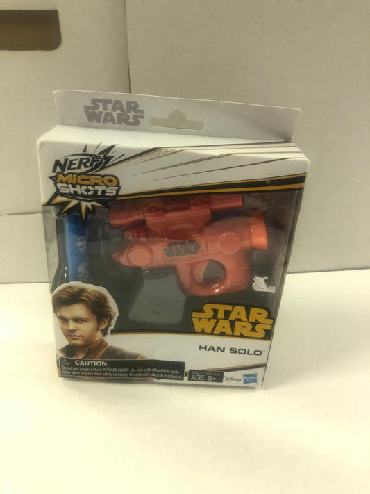 NERF MIRCO SHOTS STAR WARS HAN SOLO DECENT CONDITION