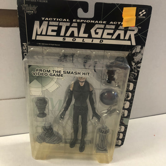 MCFARLANE TOYS METAL GEAR SOLID PSYCHO MANTIS GREAT CONDITION SLIGHT YELLOWING ON BOX