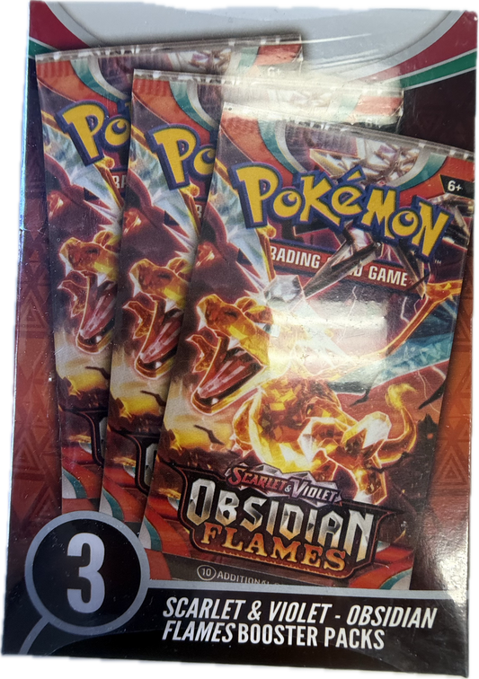 POKEMON TCG OBSIDIAN FLAMES 3pack
