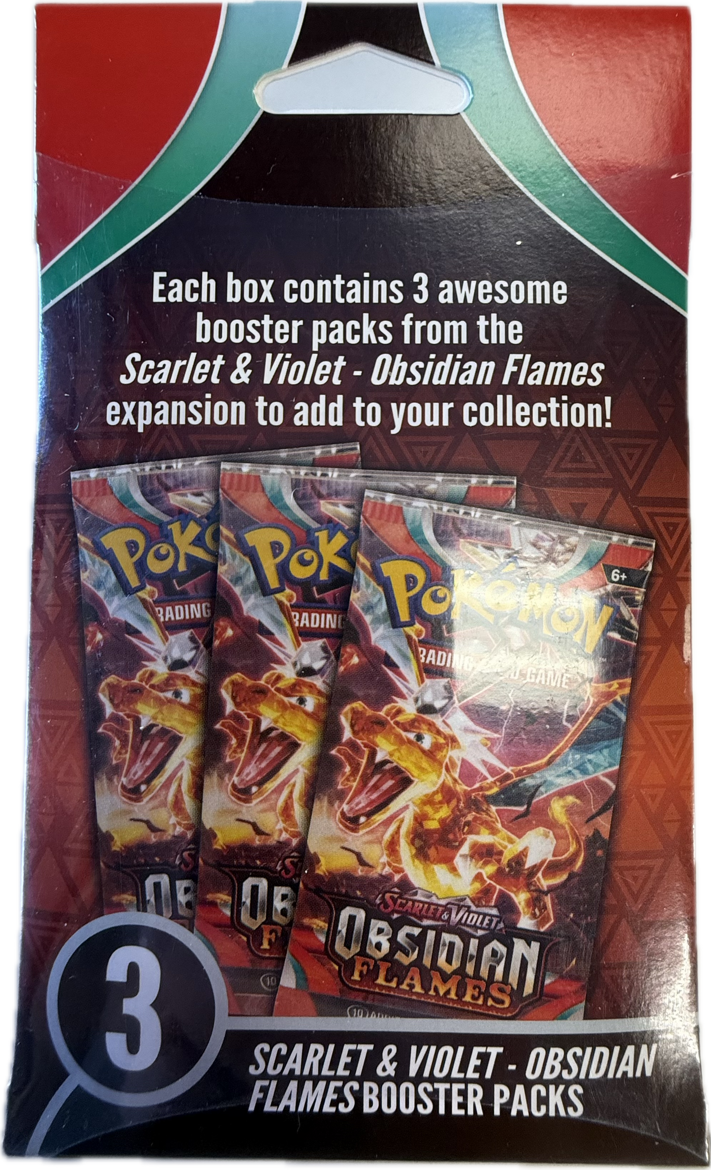 POKEMON TCG OBSIDIAN FLAMES 3pack